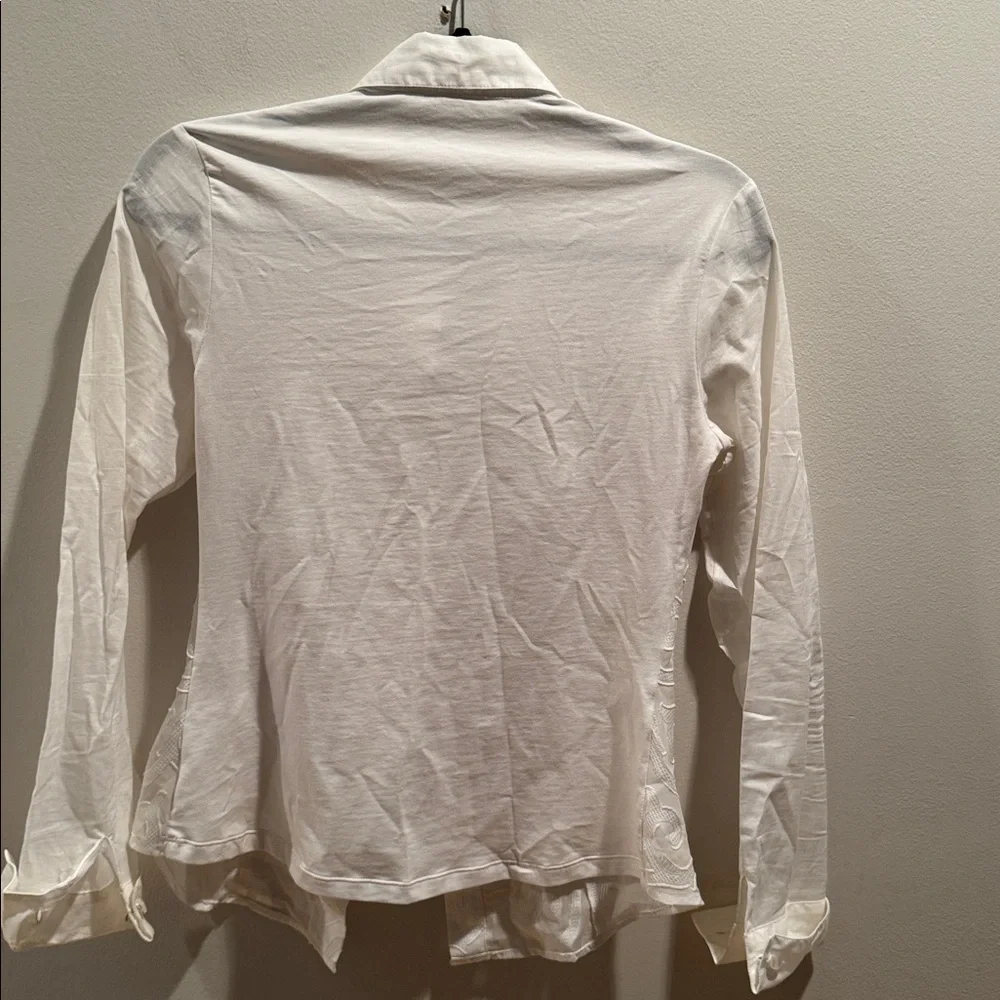 Anne Fontaine Ermine Jacquard Blouse 38 US4/6 - Picture 9 of 10